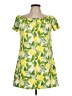 Mahi Gold Yellow Casual Dress Size L - photo 1