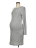 Hello Miz Gray Casual Dress Size Med Maternity - photo 1
