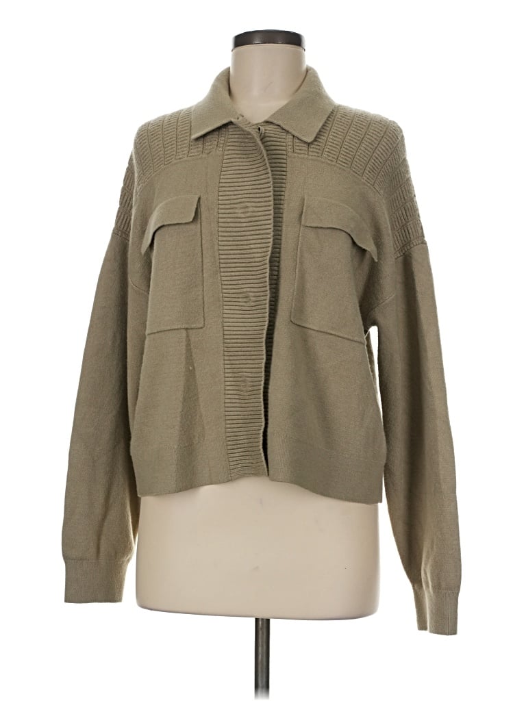Pre-owned Maeve By Anthropologie Cardigan Sweater In Tan