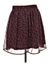Old Navy 100% Polyester Stars Burgundy Casual Skirt Size XS - photo 2