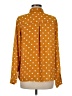 Fashion Nova 100% Polyester Polka Dots Orange Long Sleeve Blouse Size M - photo 2