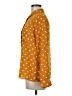 Fashion Nova 100% Polyester Polka Dots Orange Long Sleeve Blouse Size M - photo 5