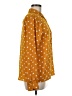 Fashion Nova 100% Polyester Polka Dots Orange Long Sleeve Blouse Size M - photo 4
