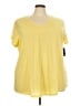 Torrid Yellow Short Sleeve T-Shirt Size 4X Plus (4) - photo 1