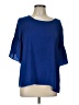 CAbi 100% Polyester Blue 3/4 Sleeve Blouse Size L - photo 1