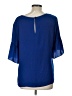 CAbi 100% Polyester Blue 3/4 Sleeve Blouse Size L - photo 2
