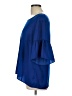 CAbi 100% Polyester Blue 3/4 Sleeve Blouse Size L - photo 5