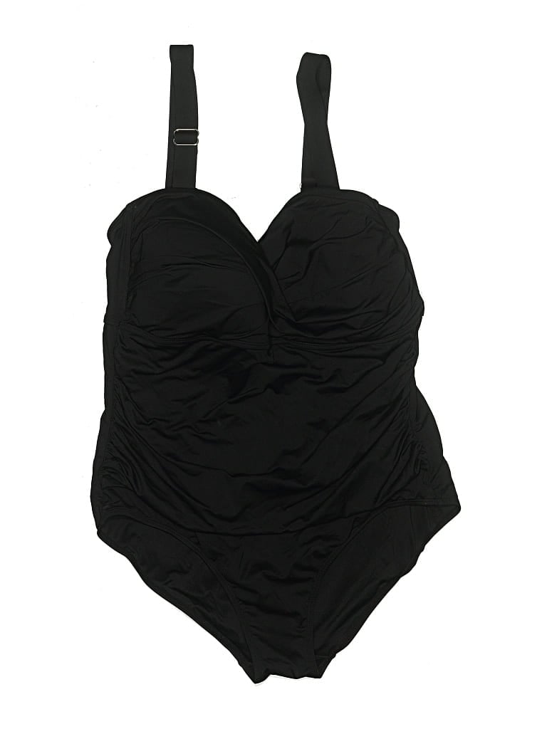 Pre-owned Anne Cole One Piece Swimsuit In Black