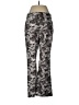 Ann Taylor LOFT Animal Print Silver Casual Pants Size 8 - photo 2