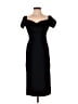 Topshop Solid Black Cocktail Dress Size 6 - photo 1