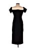 Topshop Solid Black Cocktail Dress Size 6 - photo 2