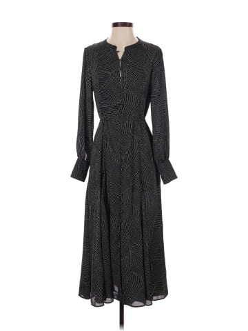 Madewell Tie-Waist Midi Dress in Dot (view 1)