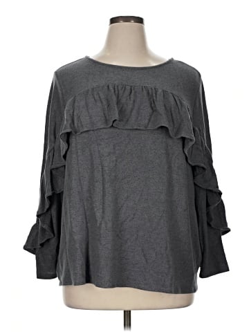 Simply Vera Vera Wang Long Sleeve Top (view 1)