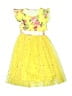 Unbranded 100% Polyester Yellow Dress Size 7 - 8 - photo 1