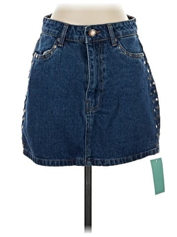 oasis Denim Skirt (view 1)