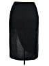 Open Edit Solid Black Casual Skirt Size XL - photo 2