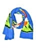Unbranded Tropical Multi Color Blue Scarf One size - photo 1