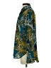 Zac & Rachel 100% Polyester Paisley Teal Long Sleeve Blouse Size S - photo 5
