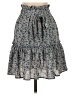 Romwe Paisley Blue Casual Skirt Size S - photo 1