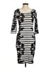 Derek Heart Graphic Gray Cocktail Dress Size M - photo 1