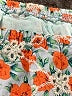 Solitaire Orange Short Sleeve Blouse Size M - photo 4