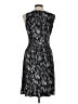 Nine West Graphic Gray Cocktail Dress Size 6 - photo 2