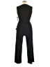 Tahari Solid Black Jumpsuit Size L - photo 2