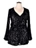 Free People Stars Black Romper Size L - photo 1