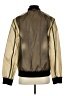 INC International Concepts 100% Polyurethane Color Block Green Track Jacket Size S - photo 2