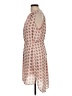 H&M 100% Polyester Print Tan Casual Dress Size 12 - photo 5