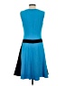 Calvin Klein Color Block Blue Casual Dress Size 4 - photo 2