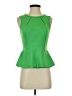 Trina Turk 100% Polyester Green Sleeveless Top Size XXS - photo 1