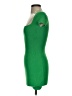 Babaton Solid Green Cocktail Dress Size XXS - photo 5