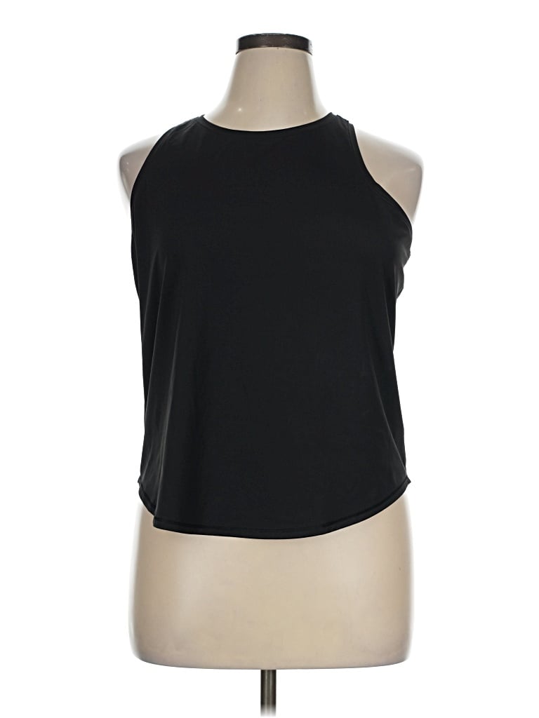 Pre-owned Active By Old Navy Tank Top Black Halter Neckline Tops