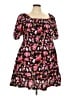 Coco And Main Floral Black Casual Dress Size 3X - photo 1