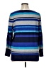 Lane Bryant Stripes Blue Pullover Sweater Size 14 - 16 Plus - photo 2