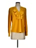 J.Crew 100% Polyester Yellow Long Sleeve Blouse Size XS - photo 1
