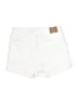 Aeropostale Solid White Shorts Size 2 - photo 2