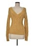 Moda International 100% Cotton Yellow Pullover Sweater Size M - photo 1