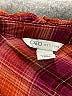 Cato Plaid Orange 3/4 Sleeve Button-Down Shirt Size L - photo 7