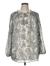 Talbots Silver 3/4 Sleeve Blouse Size 1X - photo 1