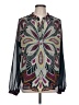 TJ Collection Black Long Sleeve Blouse Size L - photo 1