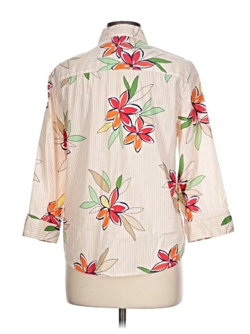Alfred Dunner 3/4 Sleeve Button-Down Shirt (view 2)
