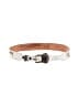 Assorted Brands Silver Ivory Leather Belt Size 26 waist - photo 1