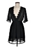 Shein 100% Polyester Black Cocktail Dress Size 6 - photo 1