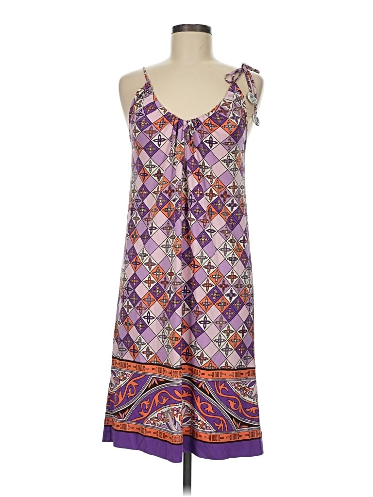 Pre-owned Tory Burch Casual Dress In Purple