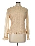 C established 1946 100% Polyester Gold Long Sleeve Blouse Size L - photo 1