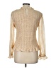 C established 1946 100% Polyester Gold Long Sleeve Blouse Size L - photo 2