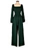 Unbranded 100% Polyester Solid Green Jumpsuit Size XS - photo 1