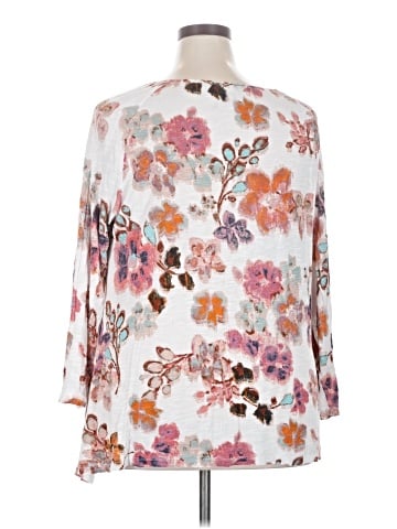 American Rag Cie 3/4 Sleeve T-Shirt (view 2)